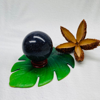 Blue Goldstone Sphere - #BG-SP03