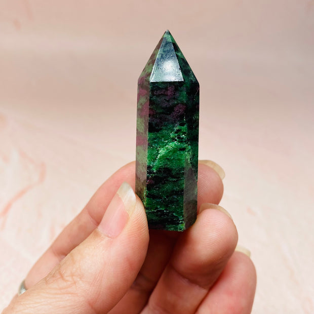 Ruby in Zoisite Pencil Point - #RZ-PP01