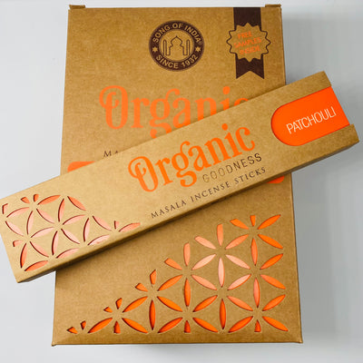 Organic Goodness Natural Incense Sticks - Bulk Pack Patchouli 12 Boxes