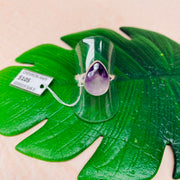 Chevron Amethyst Ring - #GS9319