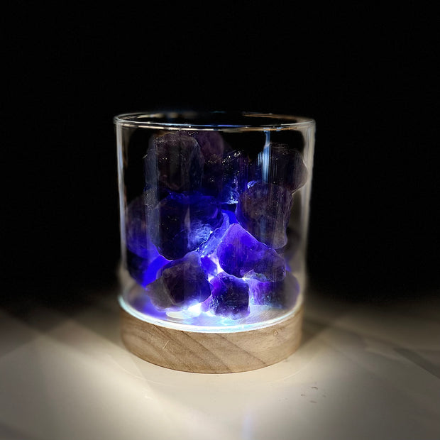 Amethyst LED Lamp