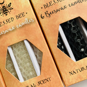 Natural Beeswax Candles - Bulk Pack of 26