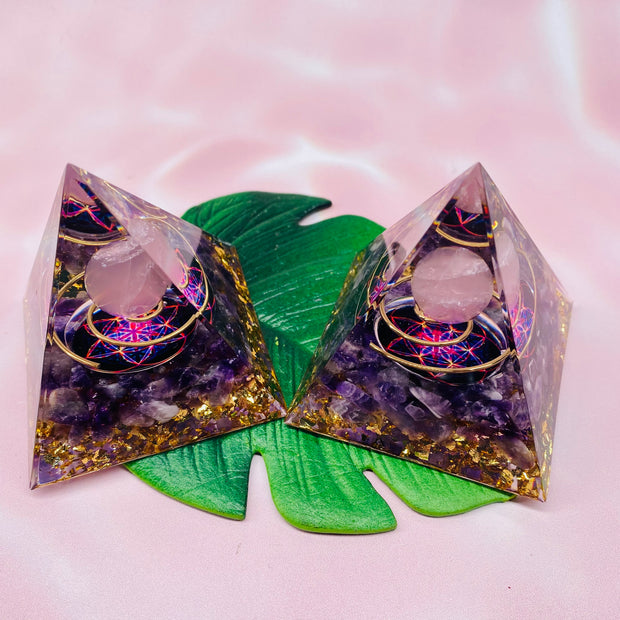 Orgonite Pyramids with Sphere