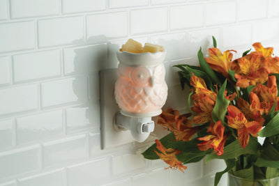 Mini Pluggable Wax Warmer - White Owl