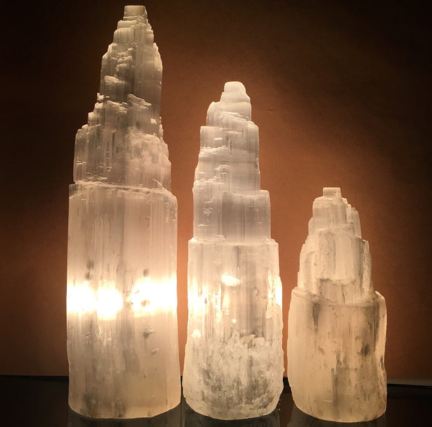 Selenite Lamps