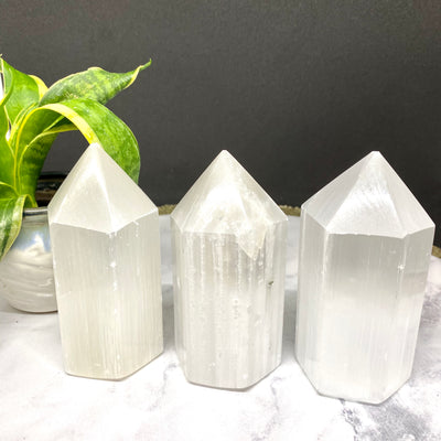 Selenite Polished Point - Small