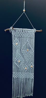 Macrame Wall Hanger - Baby blue
