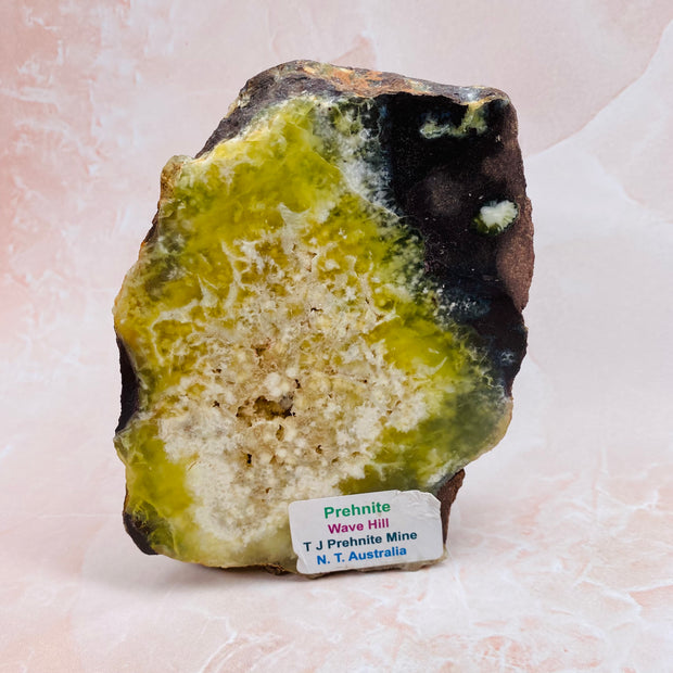 Prehnite One Side Polished - #PRE-OSP05