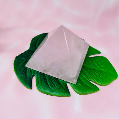 Q1A Rose Quartz Pyramid #RQ-PY02