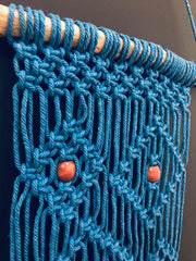Macrame Wall Hanger - Ocean Blue