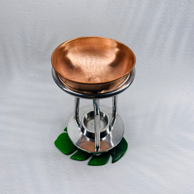 Tea Light Burner - Copper Seed of Life Design
