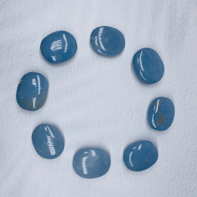 Angelite Palm Stone