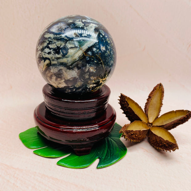 Wooden Crystal Stand - Double Tiered