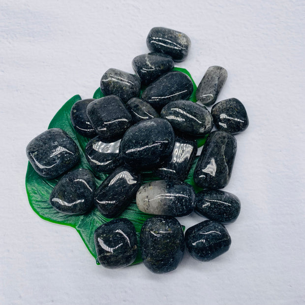 Rutile Black Quartz - Tumbled Stone