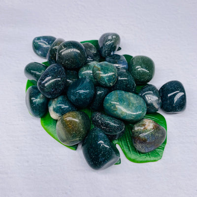 Moss Agate - Tumbled Stone