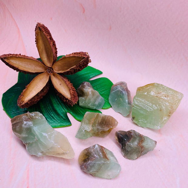Emerald Calcite - Semi Polished Pieces