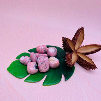 Rhodonite Light - Tumbled Stone