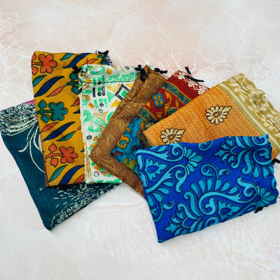 Indian Silk Pouch Small