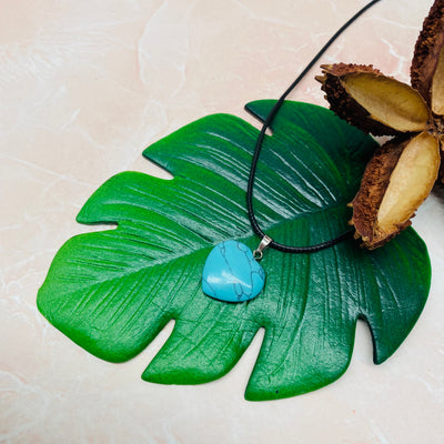 Blue Howlite Small Heart Pendant
