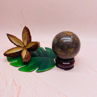 Bamboo Jasper Sphere - #BAM-SP01