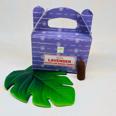 Satya Backflow Incense Cones - Lavender
