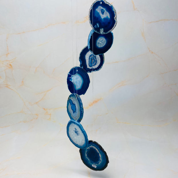 Dyed Agate Slice - Wind Chime