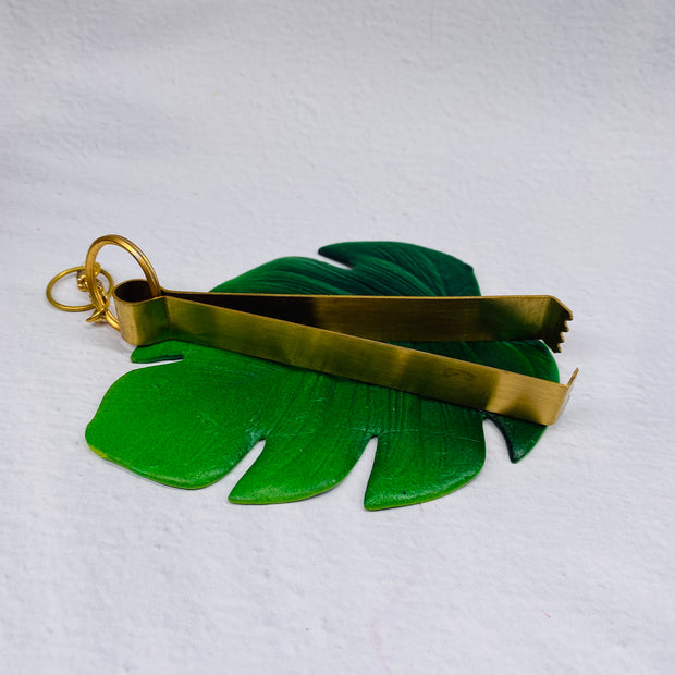 Brass Charcoal Tongs