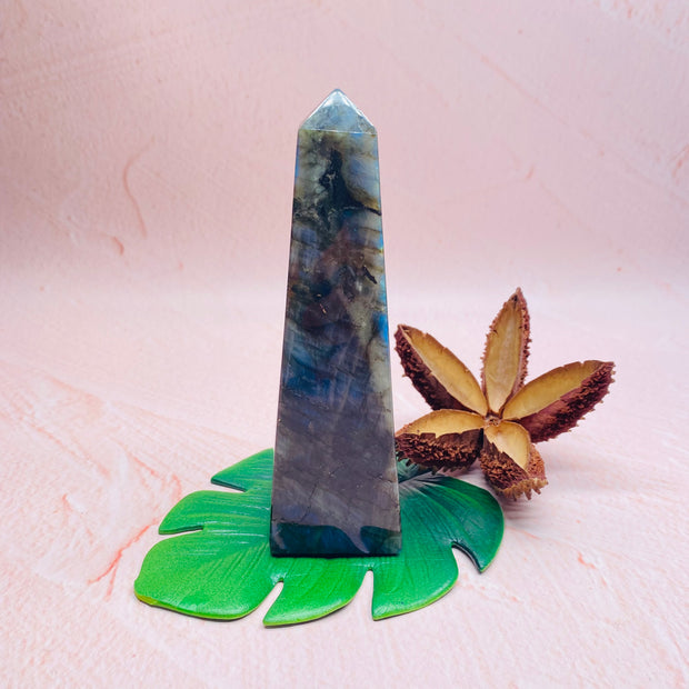 Labradorite Obelisk - #LAB-OB02